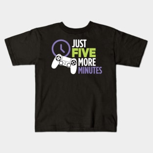 Just Five More Minutes Kids T-Shirt